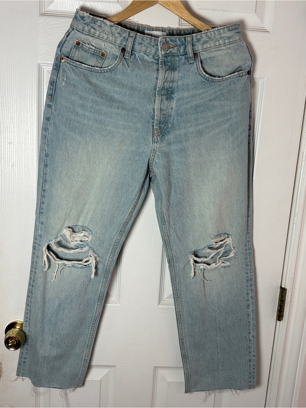 Zara Light Blue Denim Jeans
